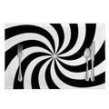 Swirl Optical Illusion Print Placemat