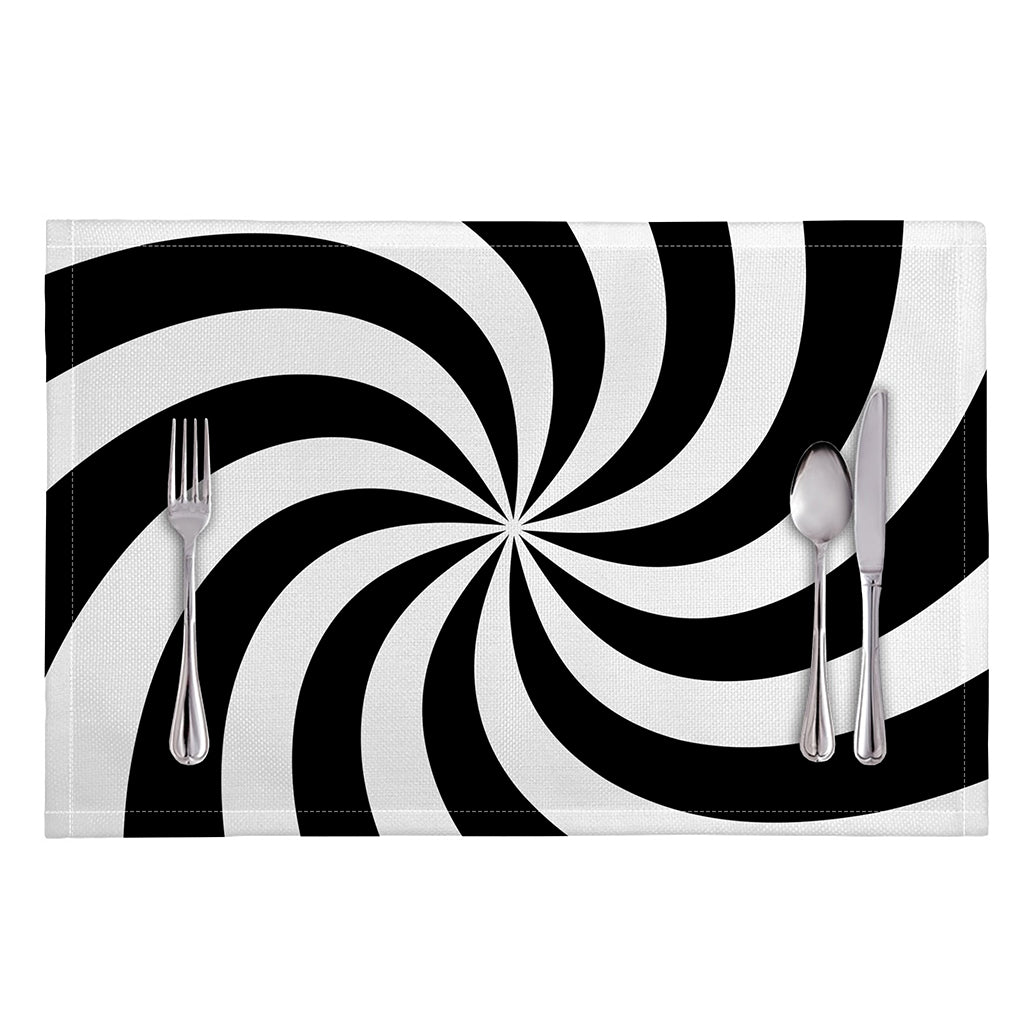 Swirl Optical Illusion Print Placemat