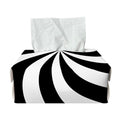 Swirl Optical Illusion Print Rectangle Tissue Box Cover