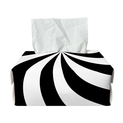 Swirl Optical Illusion Print Rectangle Tissue Box Cover