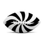 Swirl Optical Illusion Print Rugby Ball