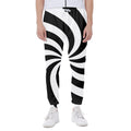 Swirl Optical Illusion Print Joggers