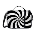 Swirl Optical Illusion Print Shoulder Strap Bible Bag