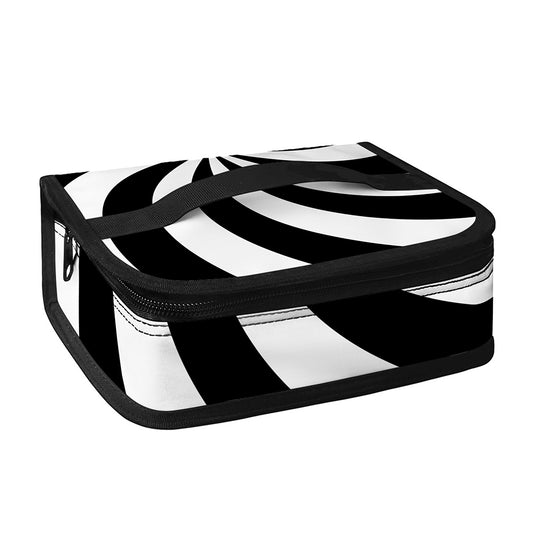 Swirl Optical Illusion Print Small Lunch Bag