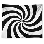 Swirl Optical Illusion Print Tapestry