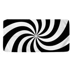 Swirl Optical Illusion Print Towel