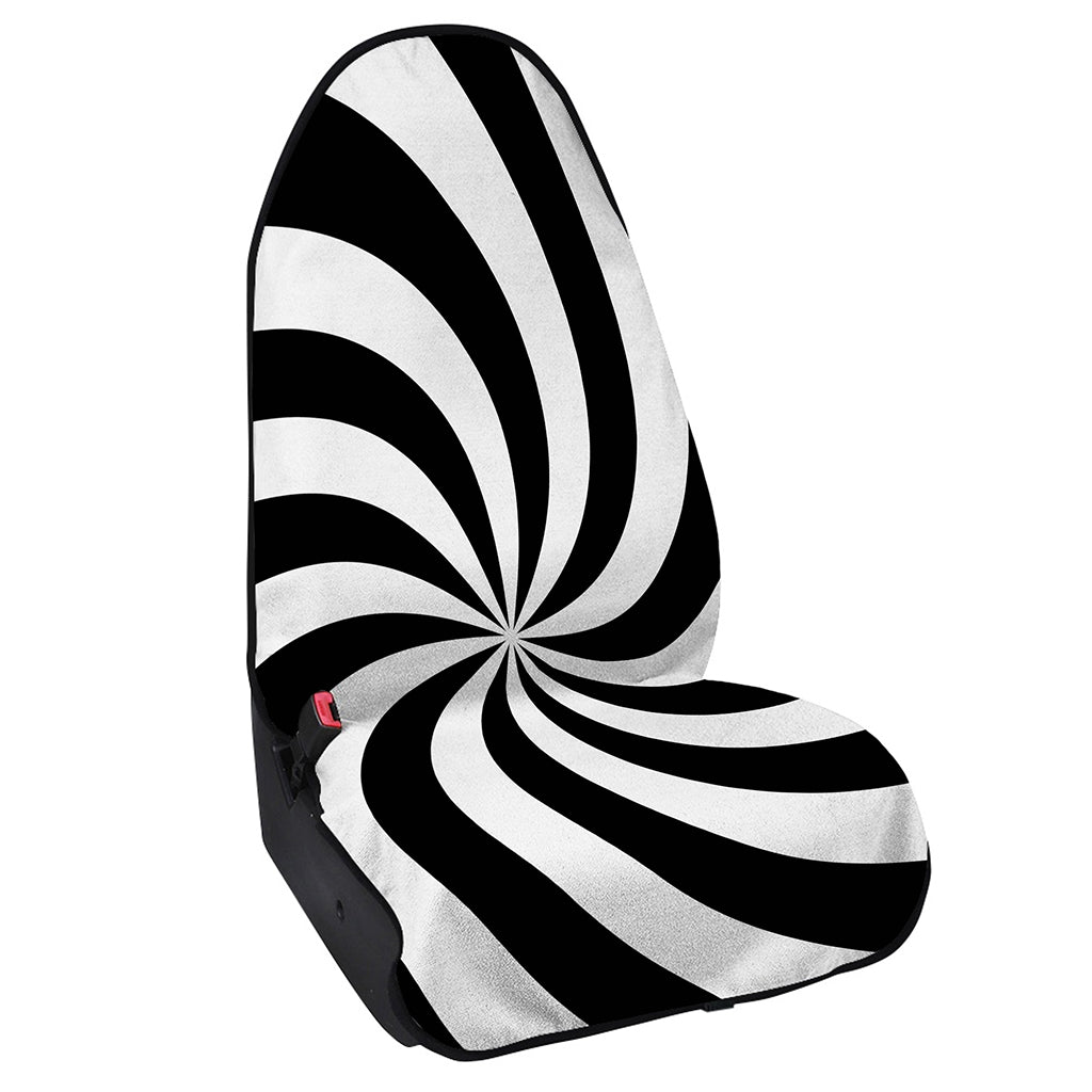 Swirl Optical Illusion Print Waterproof Car Seat Cover