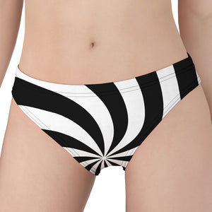 Swirl Optical Illusion Print Women's Panties