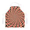 Swirl Playing Card Suits Print Adjustable Apron