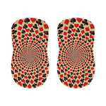 Swirl Playing Card Suits Print Bar Stool Covers