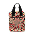 Swirl Playing Card Suits Print Bible Tote Bag