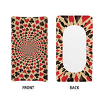 Swirl Playing Card Suits Print Changing Pad Cover
