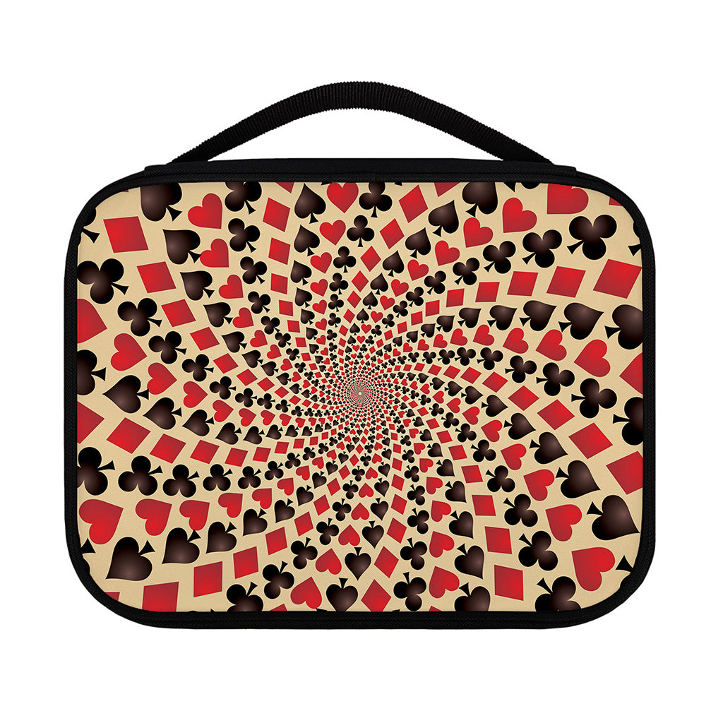 Swirl Playing Card Suits Print Classic Bible Case