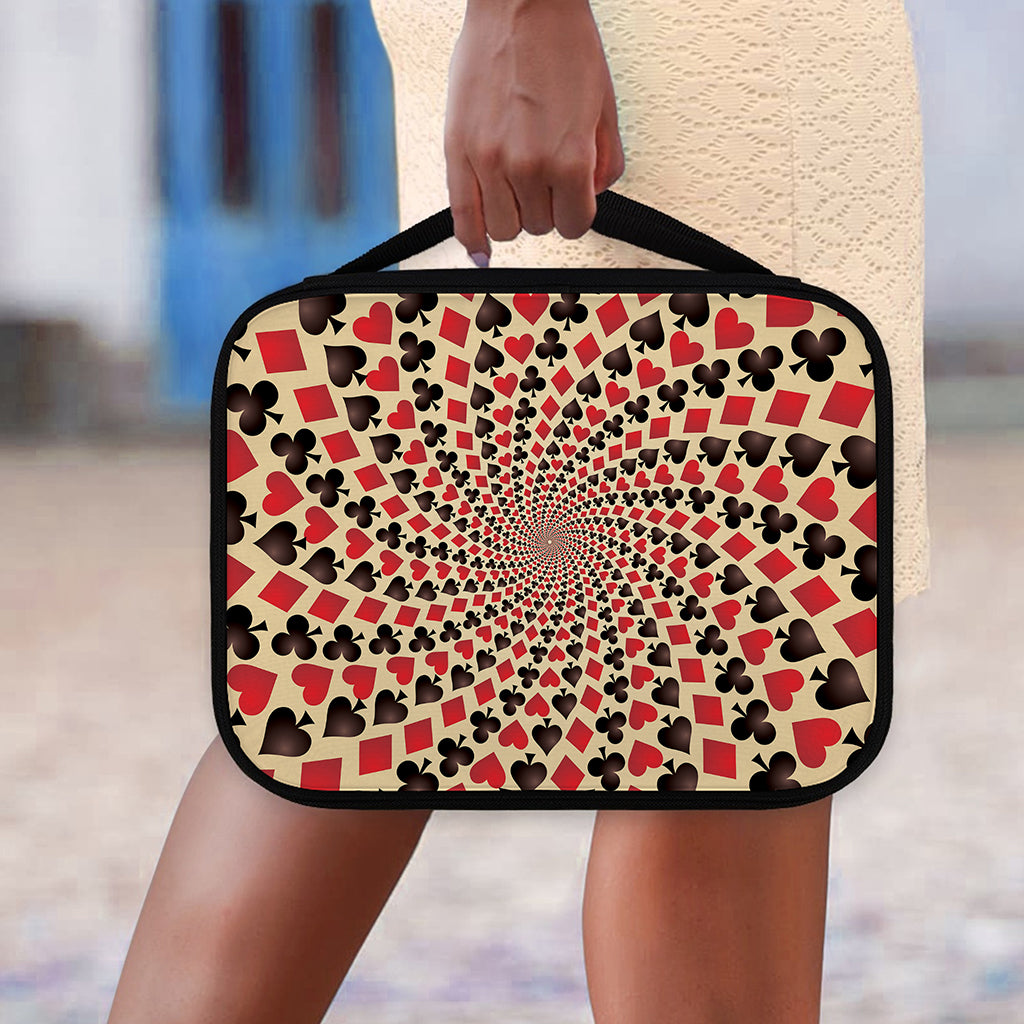 Swirl Playing Card Suits Print Classic Bible Case