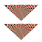 Swirl Playing Card Suits Print Dog Bandana