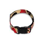 Swirl Playing Card Suits Print Dog Collar