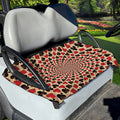 Swirl Playing Card Suits Print Golf Cart Seat Cover