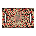 Swirl Playing Card Suits Print Golf Cart Seat Cover