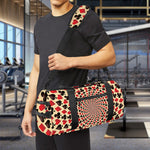 Swirl Playing Card Suits Print Gym Bag