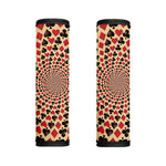Swirl Playing Card Suits Print Handle Covers