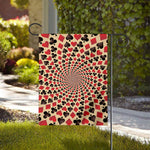 Swirl Playing Card Suits Print House Flag