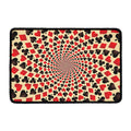 Swirl Playing Card Suits Print Kitchen Mat