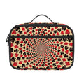 Swirl Playing Card Suits Print Portable Lunch Bag