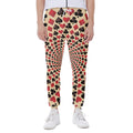 Swirl Playing Card Suits Print Joggers