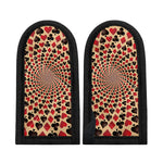 Swirl Playing Card Suits Print Skillet Handle Cover