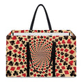 Swirl Playing Card Suits Print Utility Tote Bag