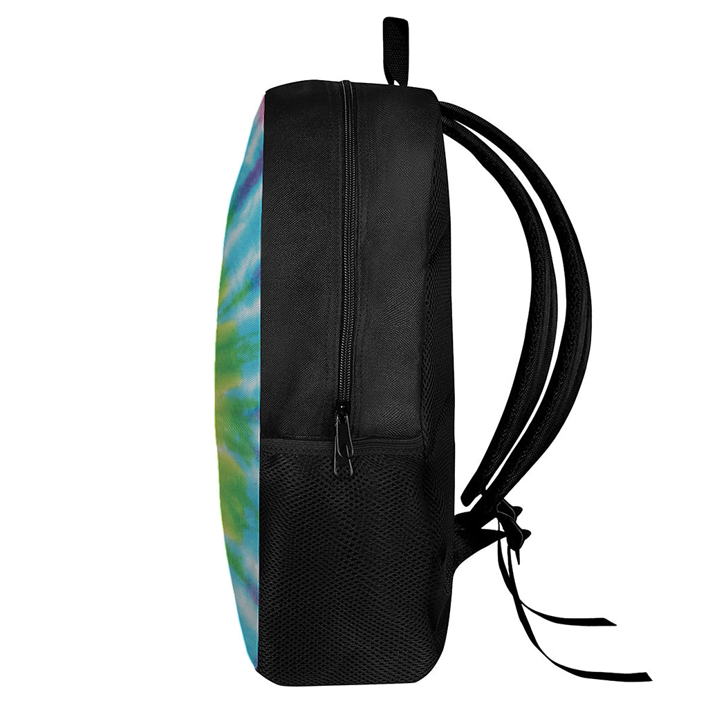 Swirl Tie Dye Print 17 Inch Backpack