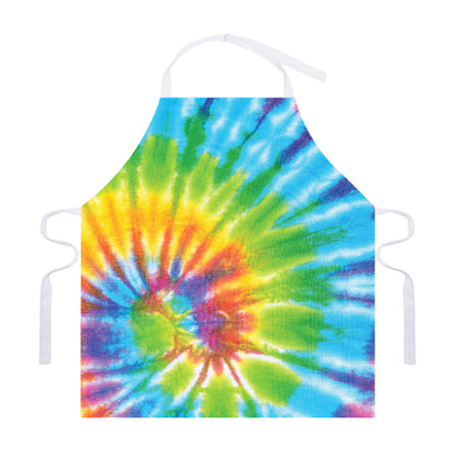Swirl Tie Dye Print Adjustable Apron