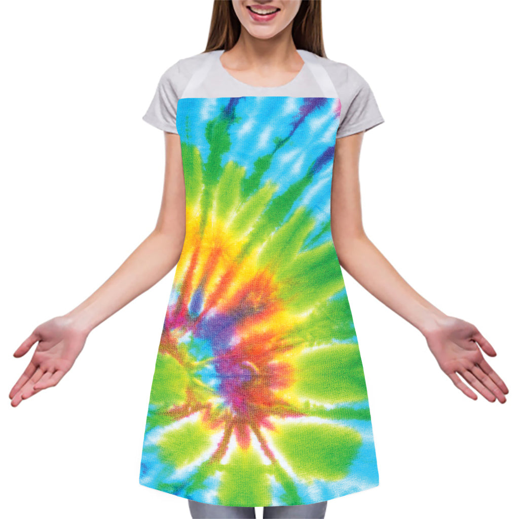 Swirl Tie Dye Print Adjustable Apron