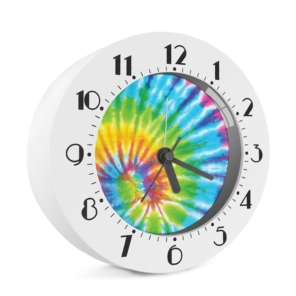 Swirl Tie Dye Print Alarm Clock