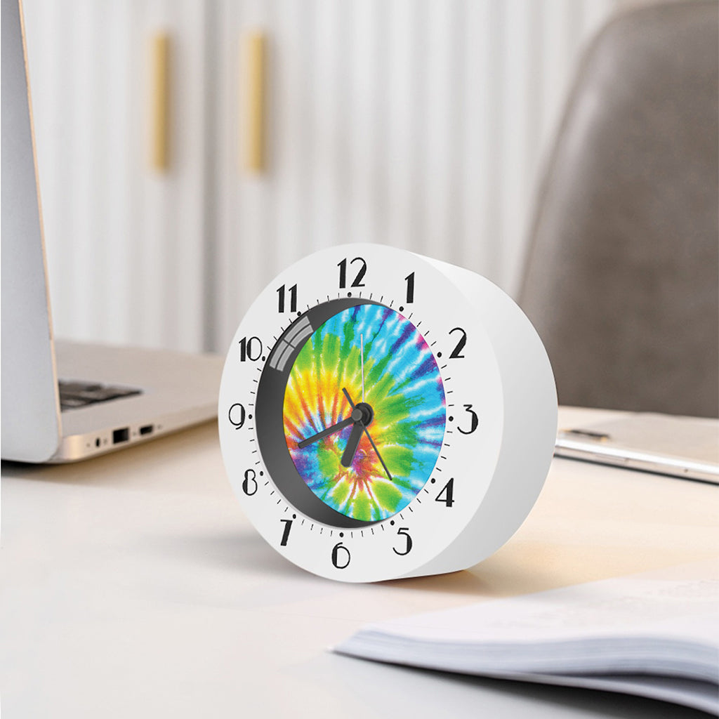 Swirl Tie Dye Print Alarm Clock