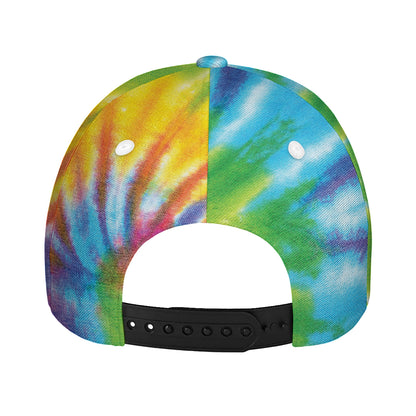 Swirl Tie Dye Print Baseball Cap