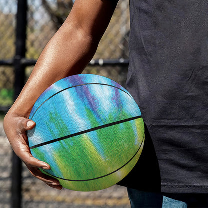 Swirl Tie Dye Print Basketball
