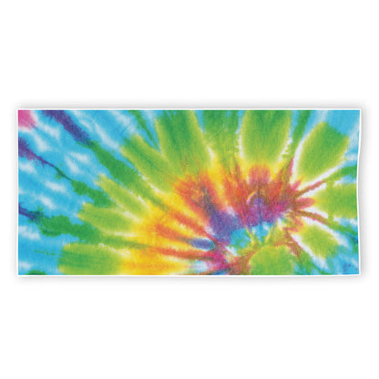 Swirl Tie Dye Print Beach Towel
