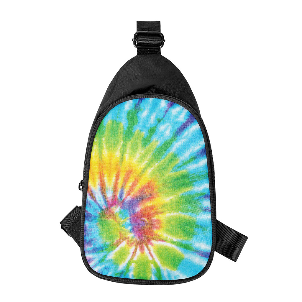 Swirl Tie Dye Print Chest Bag