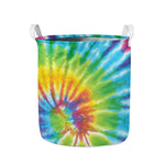 Swirl Tie Dye Print Collapsible Laundry Basket