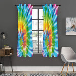 Swirl Tie Dye Print Curtain