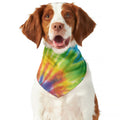 Swirl Tie Dye Print Dog Bandana
