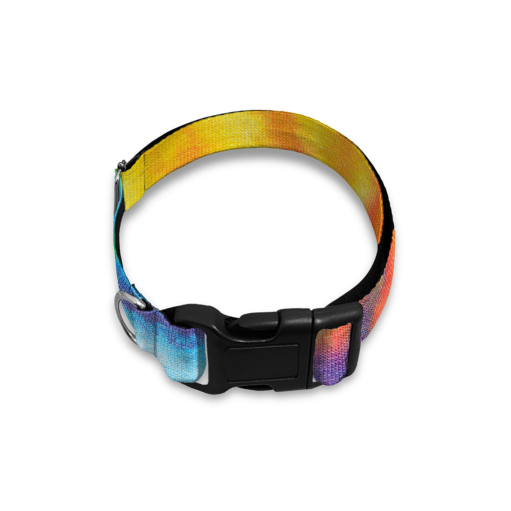Swirl Tie Dye Print Dog Collar