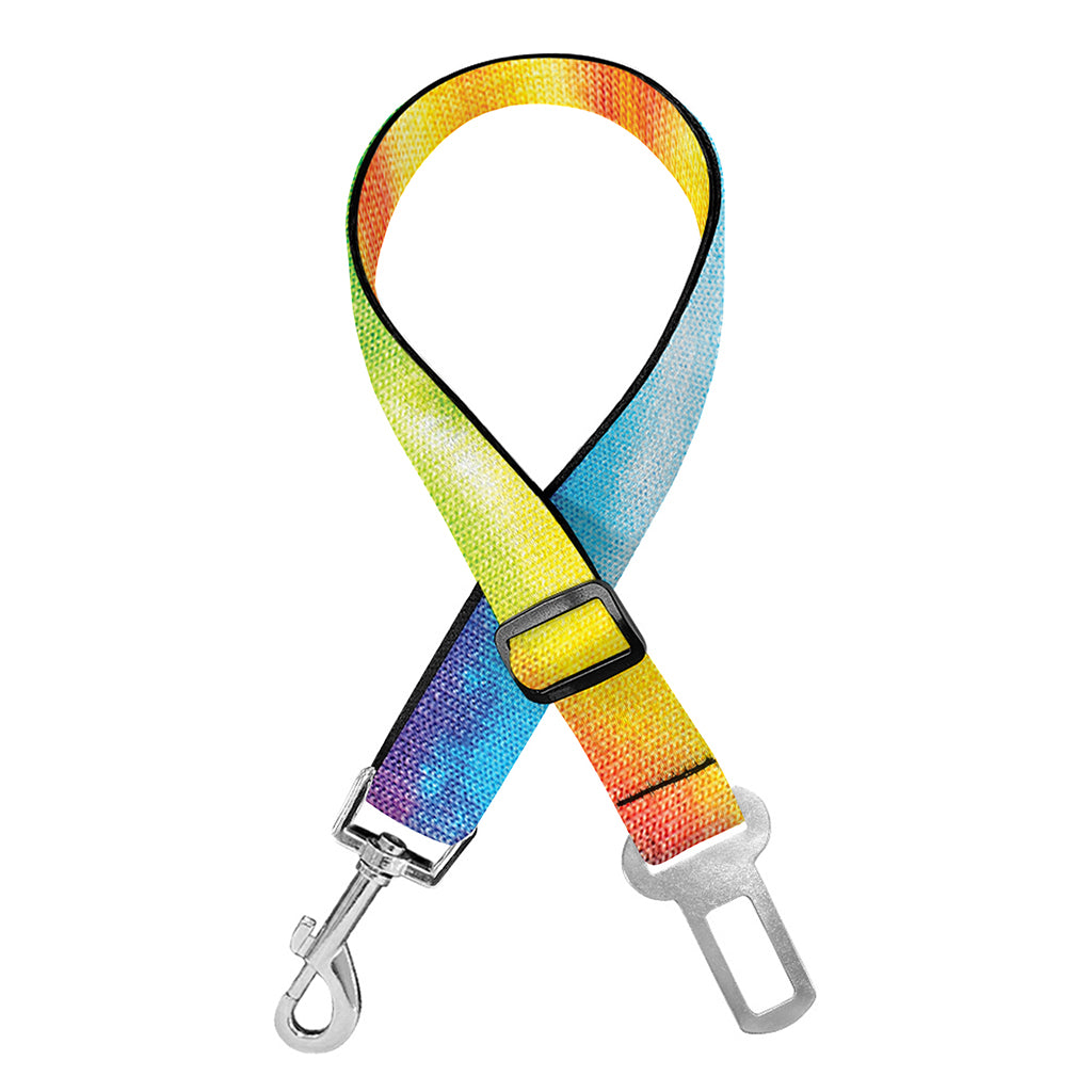 Swirl Tie Dye Print Dog Seat Belt