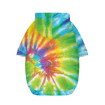 Swirl Tie Dye Print Dog Zip Up Hoodie