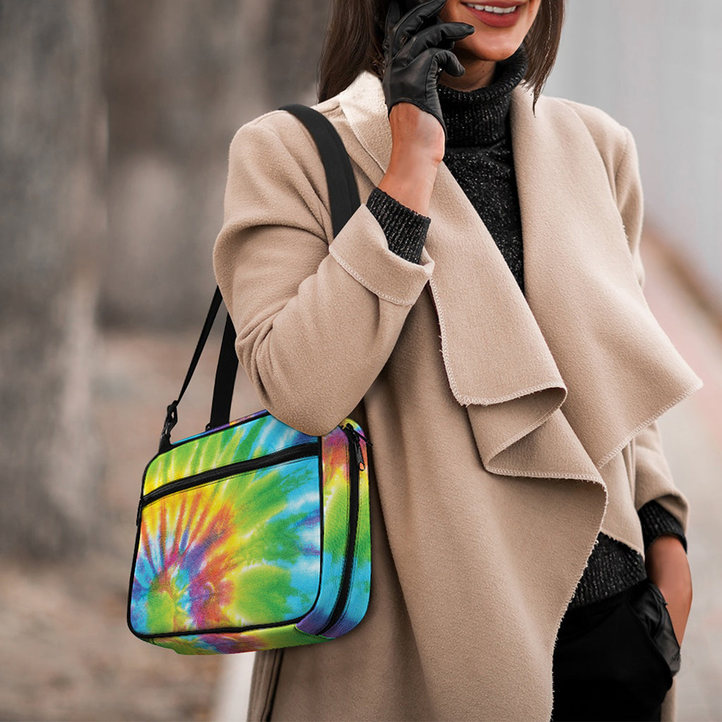 Swirl Tie Dye Print Double Strap Bible Bag