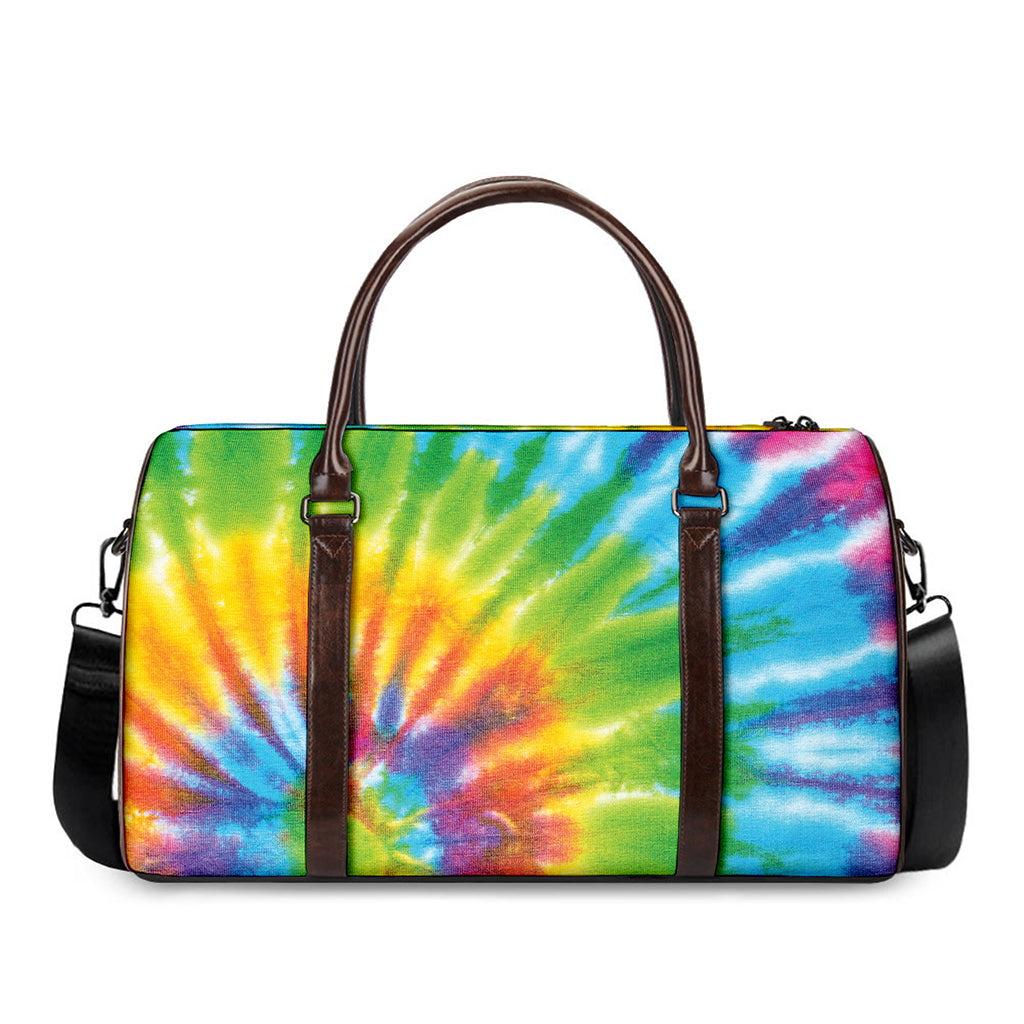 Swirl Tie Dye Print Duffle Bag