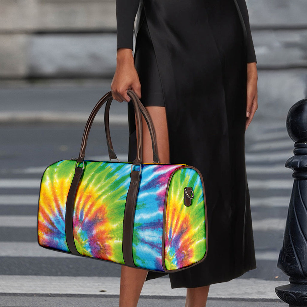Swirl Tie Dye Print Duffle Bag