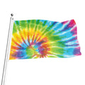 Swirl Tie Dye Print Flag