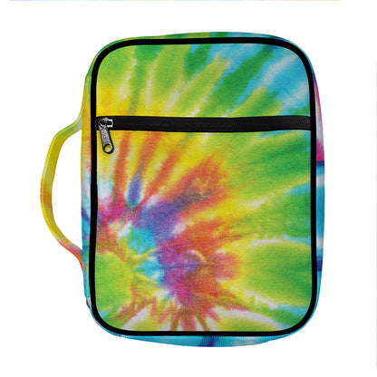 Swirl Tie Dye Print Front Pocket Bible Bag